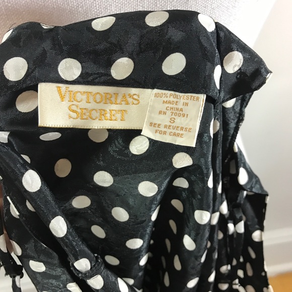 Vintage 90s gold label VS slip dress polka dot - Picture 5 of 5